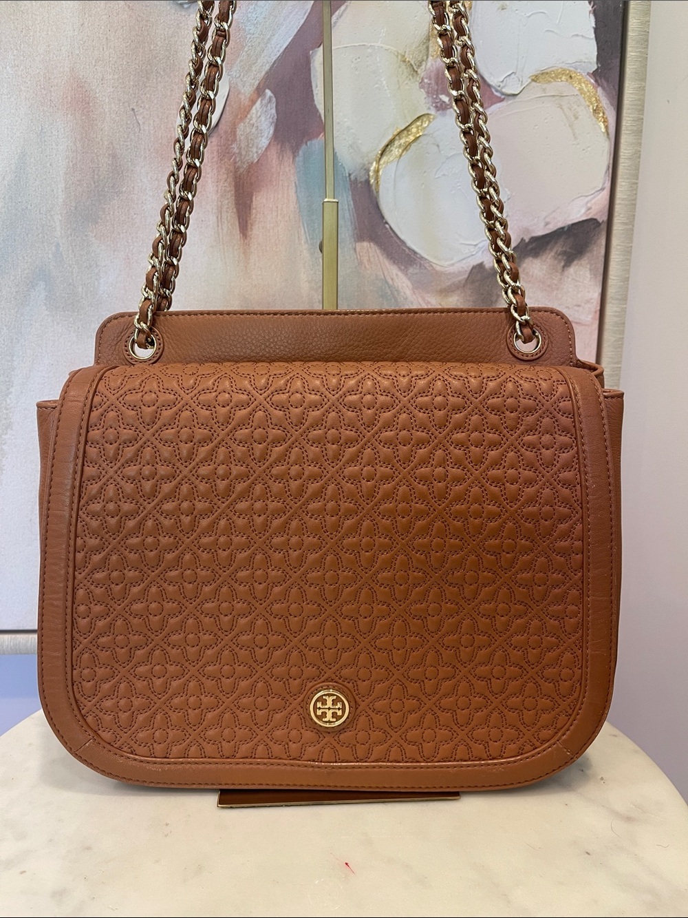 Tory Burch Bryant Quilted Leather Convertible Shoulder Bag